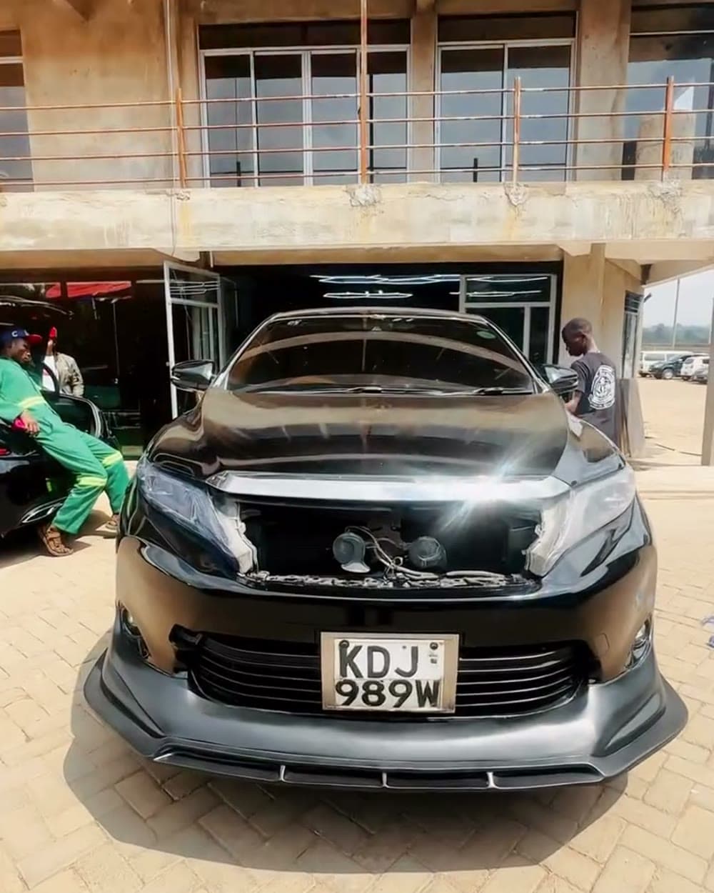 Toyota Harrier before — Stock black